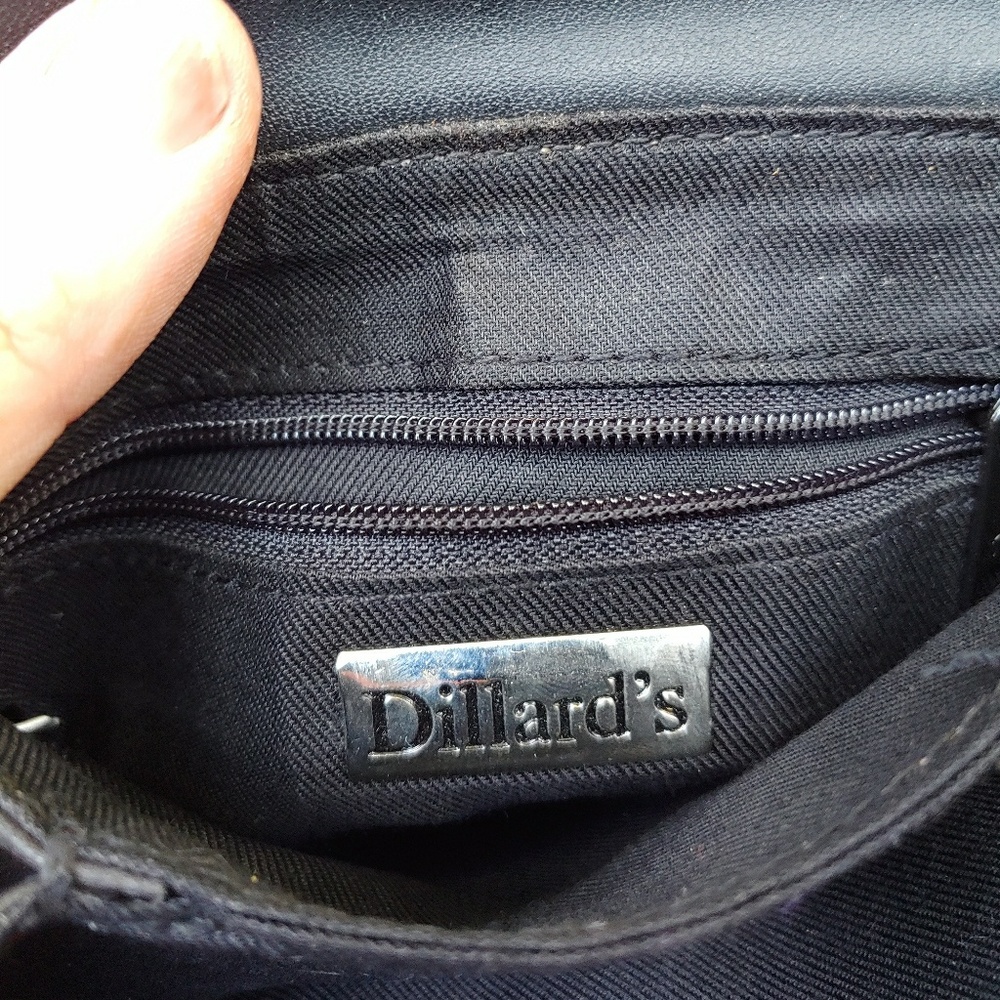 Small black leather crossbody bag - Picture 4 of 6